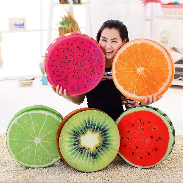 Almohada de Peluche Fruta 3D