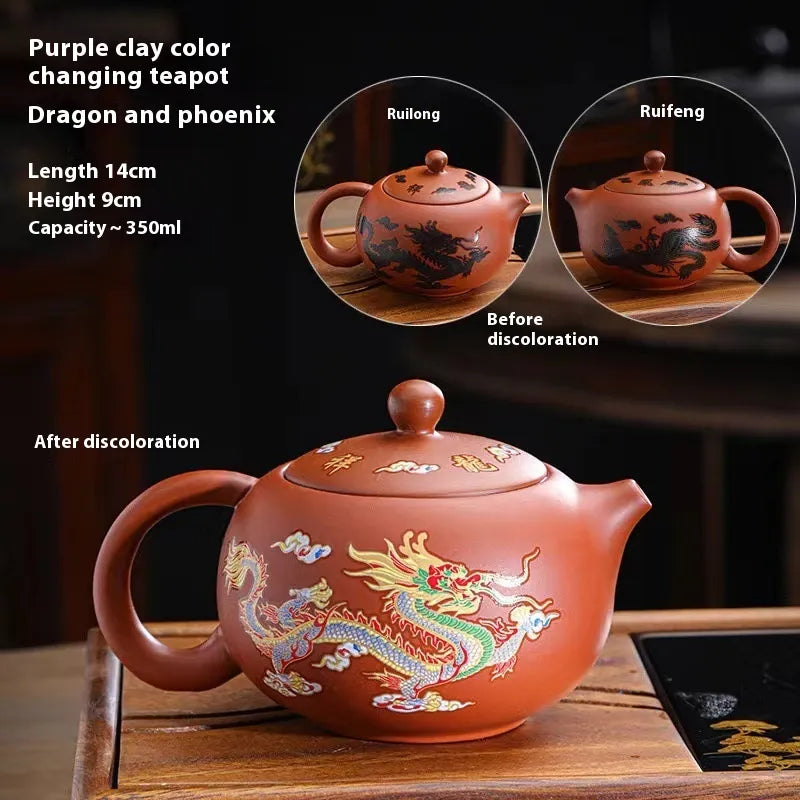 Tetera de Cerámica Mágica – Cambia de Color con el Calor